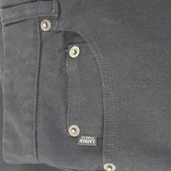 Lauren Jeans Co Mid-Rise Black Jeans Size 10 Inseam 28.5 - Picture 17 of 17